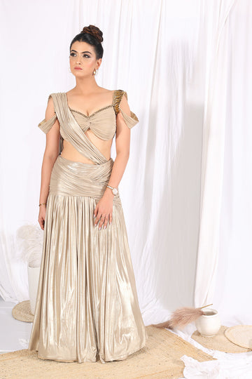 Dune Drip Saree