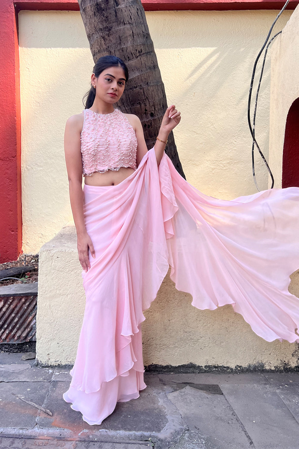 Pre-Draped Saree