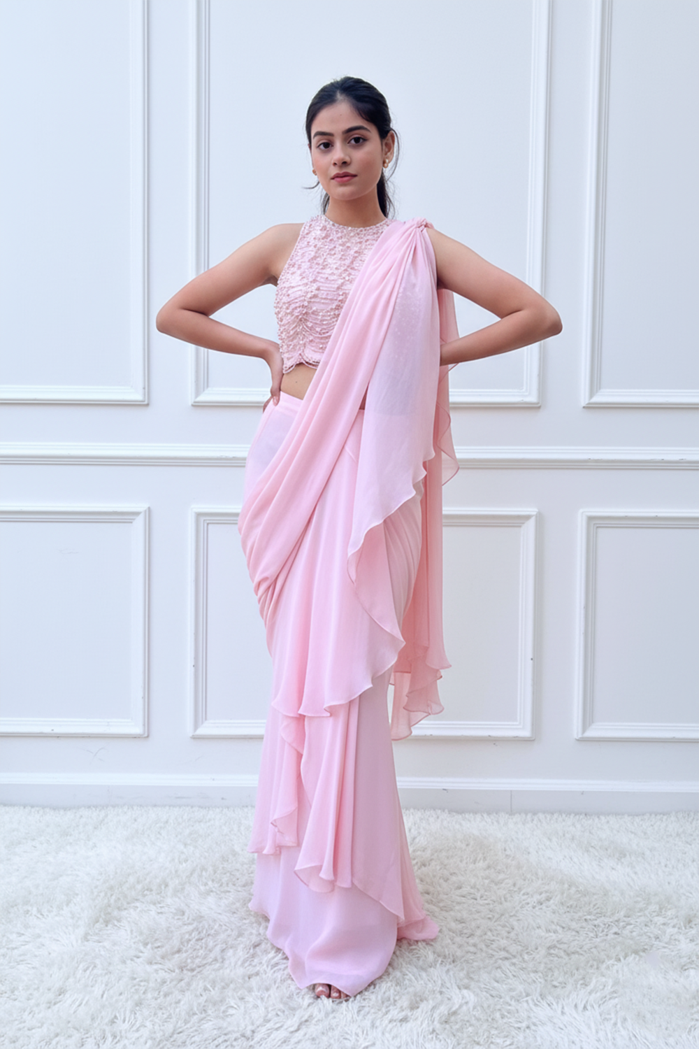Pre-Draped Saree