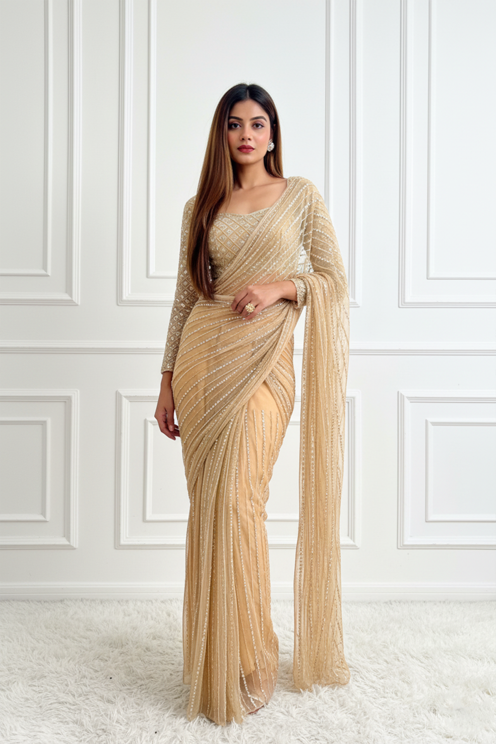 Pre-Draped Saree