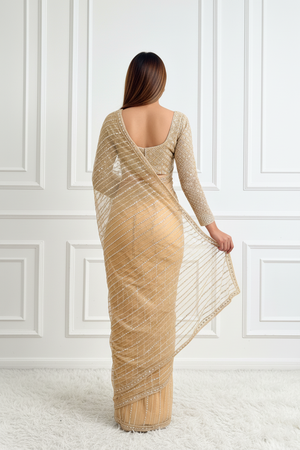 Pre-Draped Saree