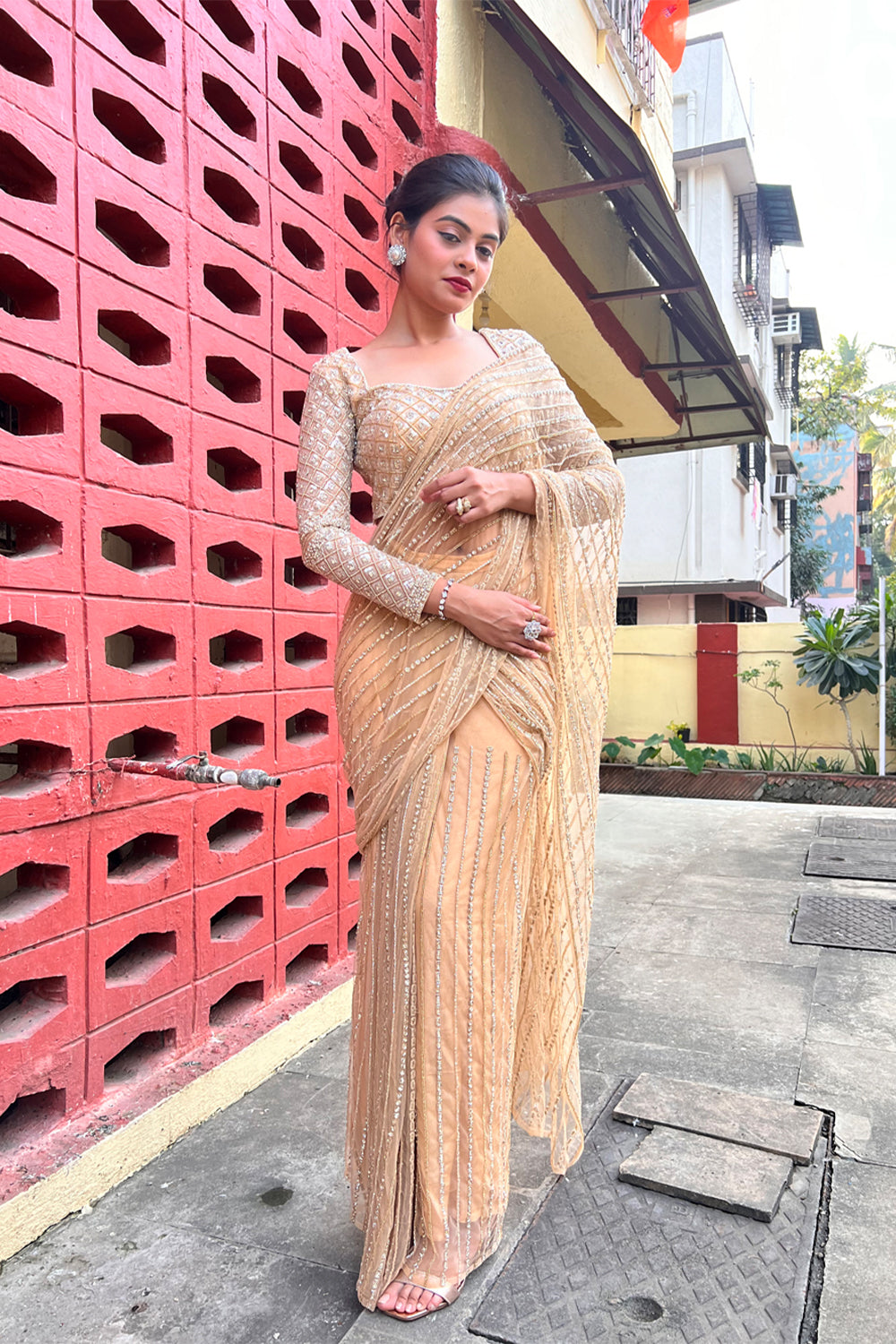 Pre-Draped Saree